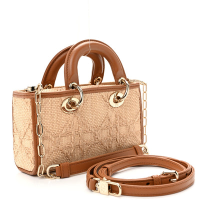 Raffia Micro Cannage Lady D-Joy Natural