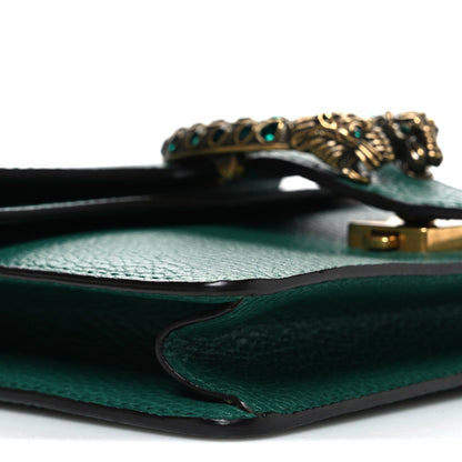 Calfskin Mini Dionysus Shoulder Bag Emerald