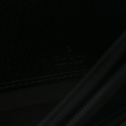 Dollar Calfskin GG Supreme Monogram Petite GG Marmont Wallet Chain Bag Black Beige Ebony