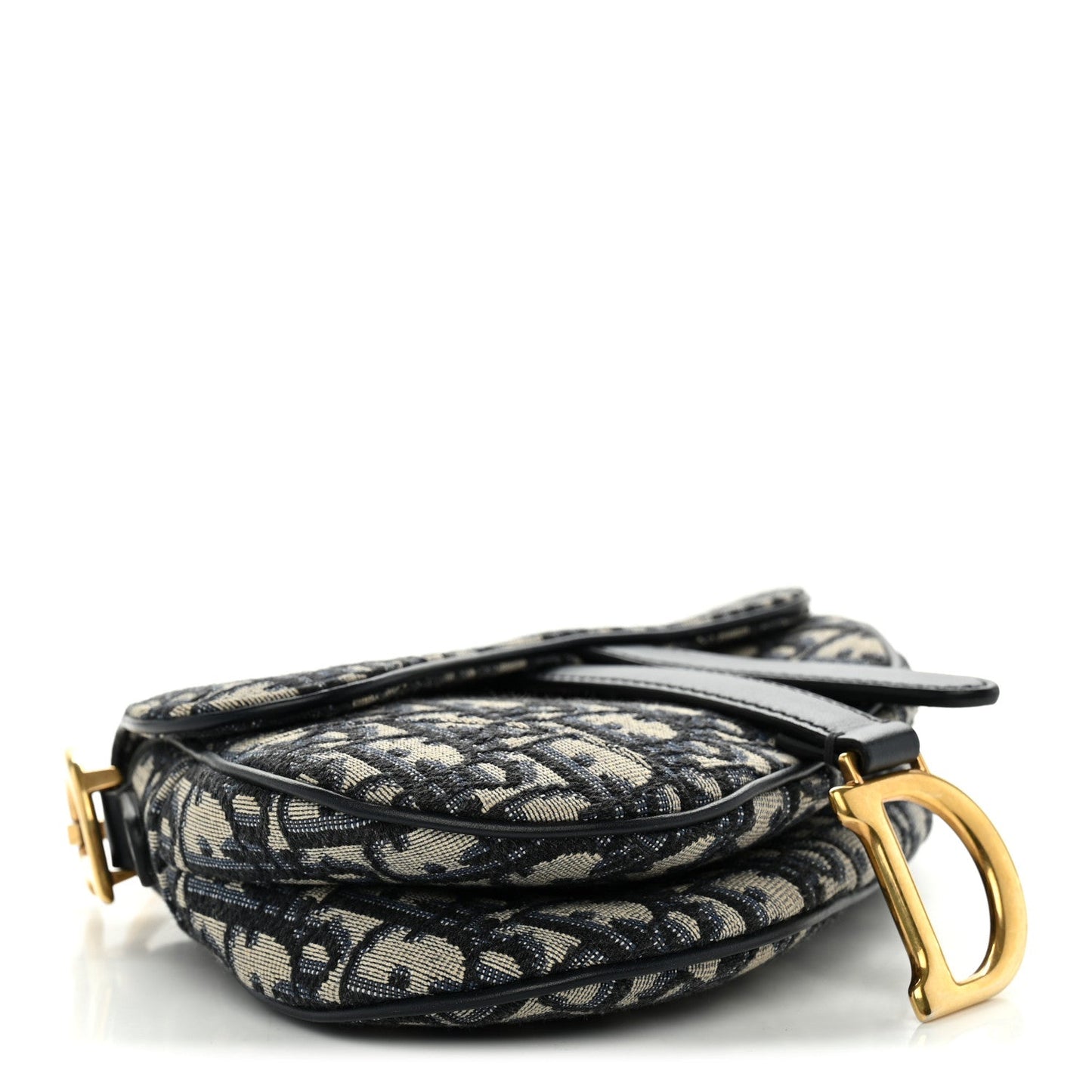 Oblique Mini Saddle Bag Blue