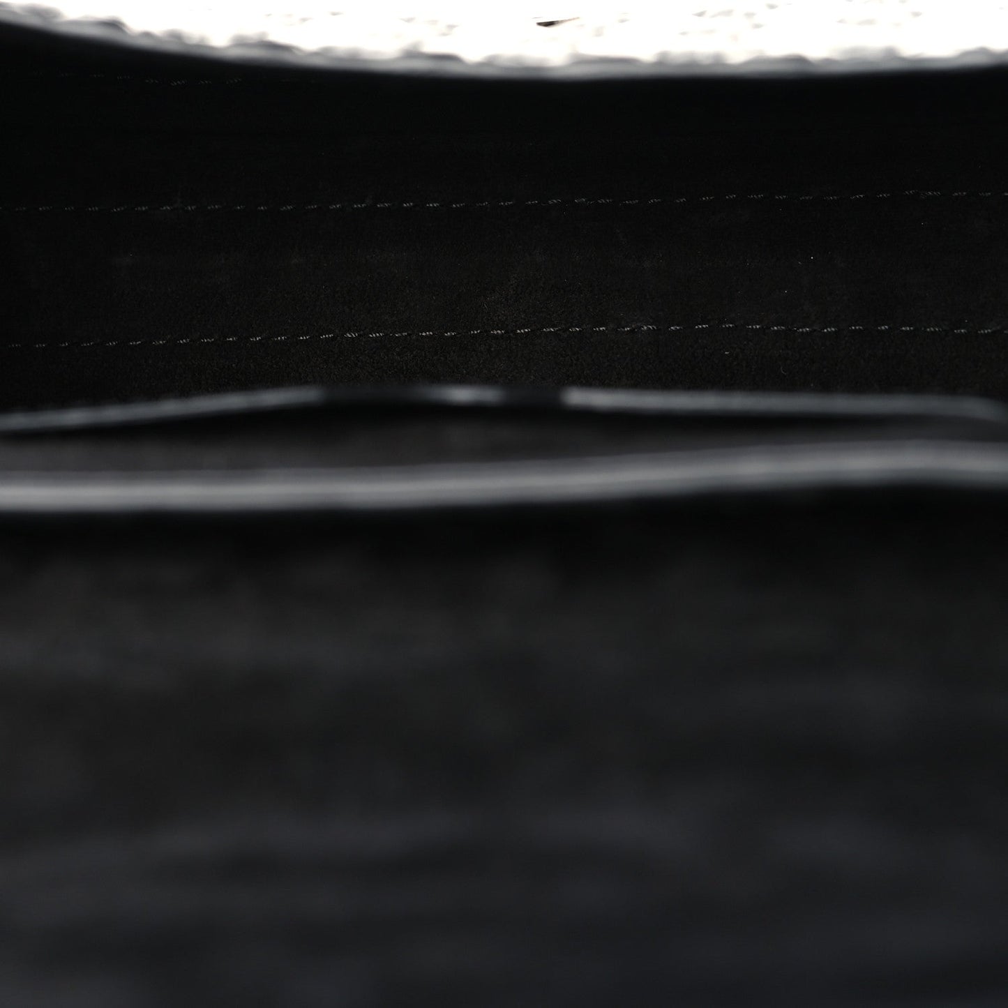 Box Calfskin Houndstooth Quilted East West Bobby Bag Black White