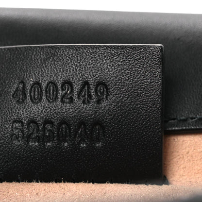 Velvet GG Monogram Small Dionysus Shoulder Bag Black