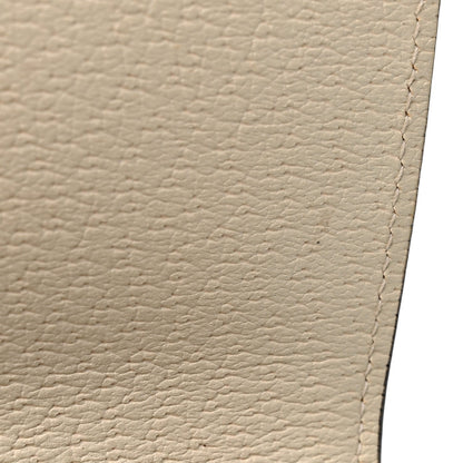 GG Supreme Monogram Web Queen Margaret Chain Wallet White