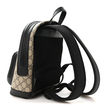 GG Supreme Monogram Small Eden Day Backpack Black