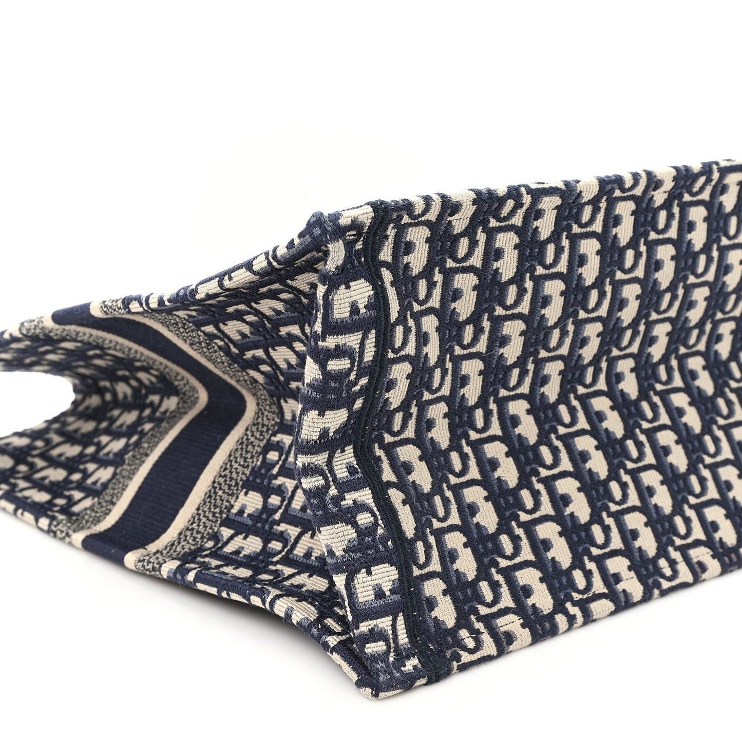 Oblique Large Book Tote Blue Multicolor