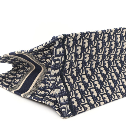 Oblique Large Book Tote Blue Multicolor