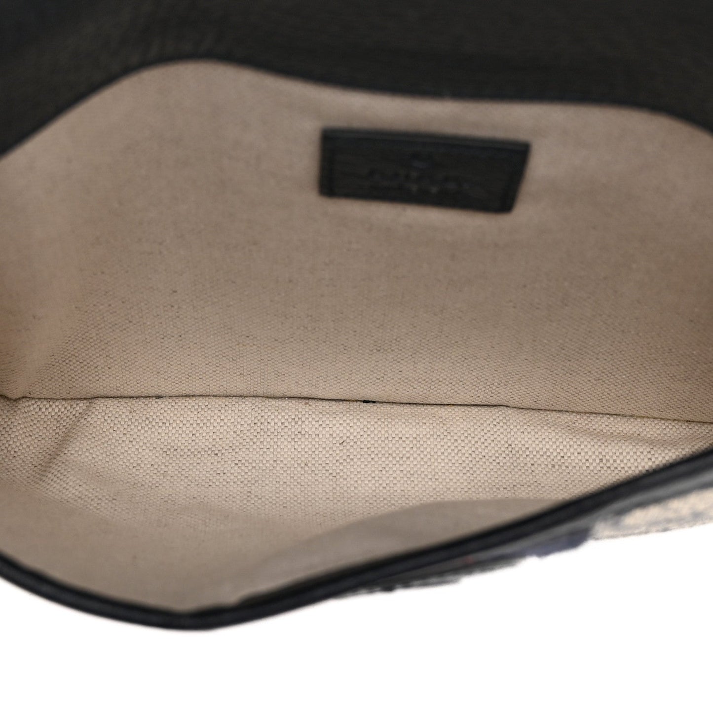 GG Supreme Monogram Web Small Ophidia Belt Bag 90 36 Beige Navy