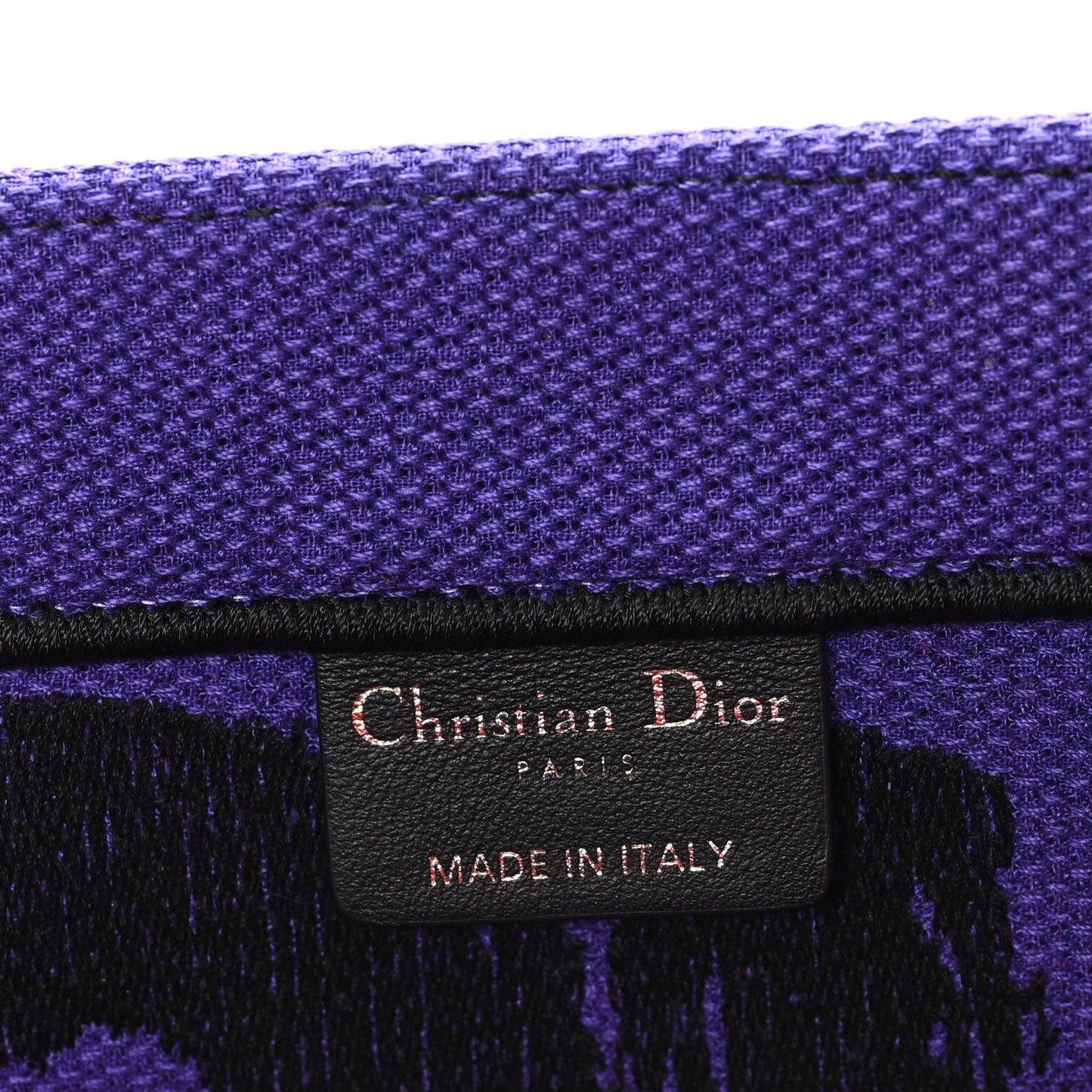 Canvas Embroidered Large Miss Dior Graffiti Book Tote Fuchsia Purple