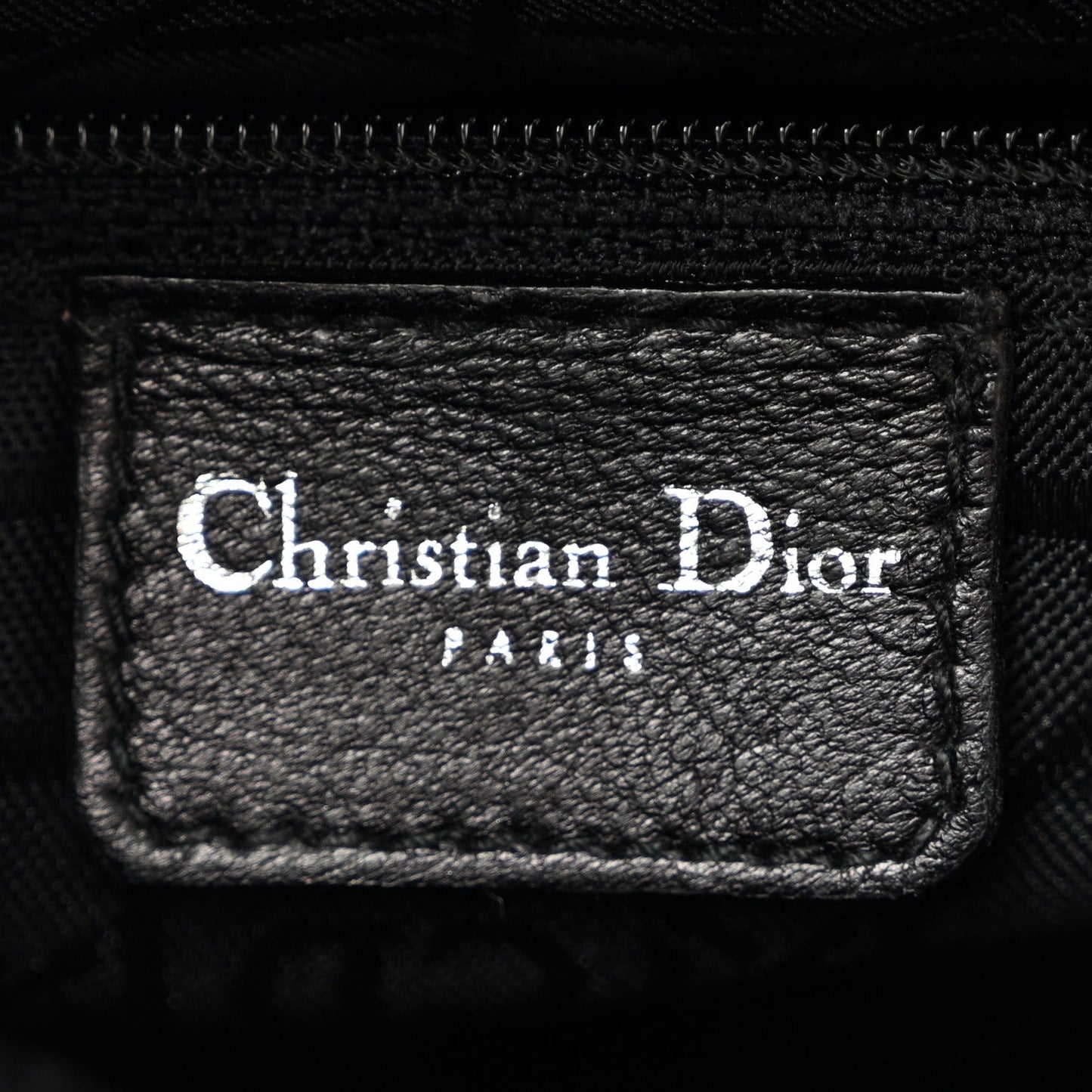Canvas Medium Lady Dior Black