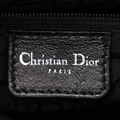 Canvas Medium Lady Dior Black