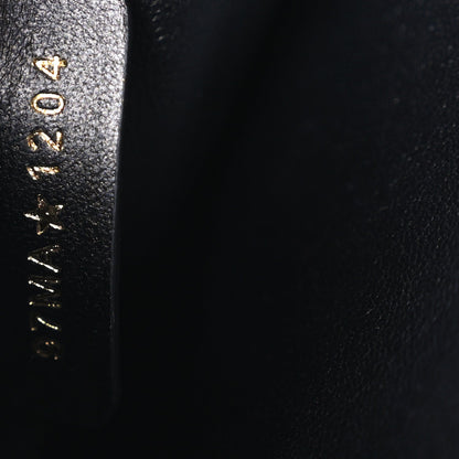 Lambskin Enamel Macrocannage Dioramour Mini Miss Caro Bag Black Red