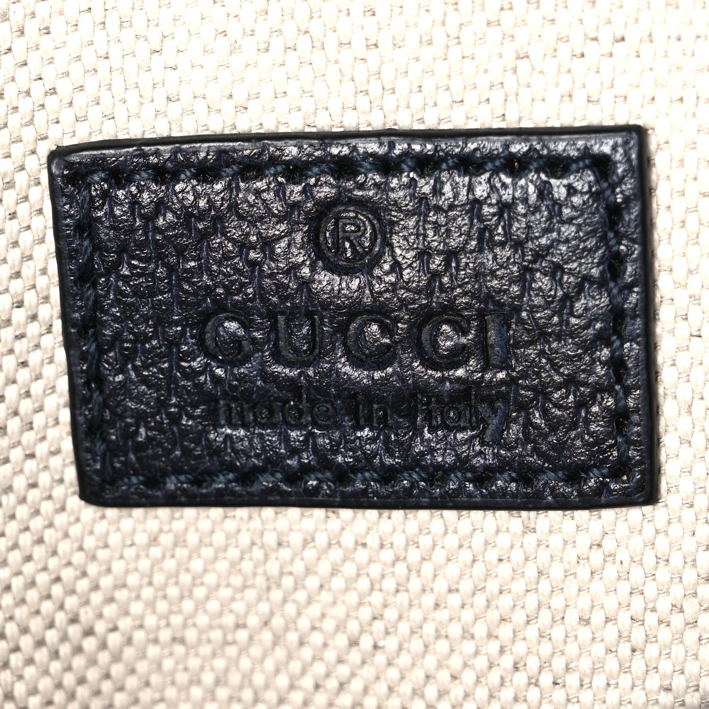 GG Supreme Monogram Web Small Ophidia Belt Bag 90 36 Beige Navy