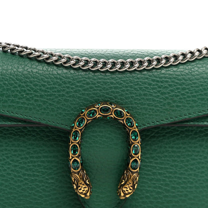 Calfskin Super Mini Dionysus Shoulder Bag Emerald