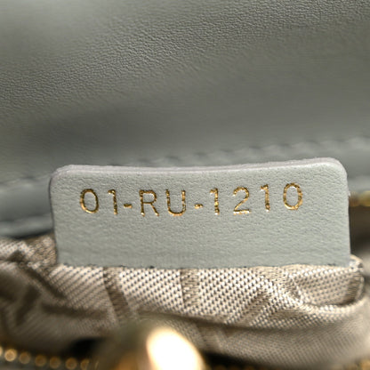 Lambskin Cannage Small My ABCDior Lady Dior Grey