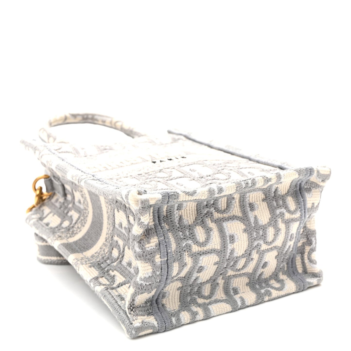 Oblique Mini Book Tote Phone Bag Grey