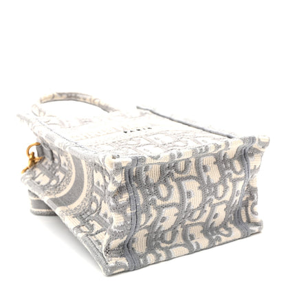 Oblique Mini Book Tote Phone Bag Grey