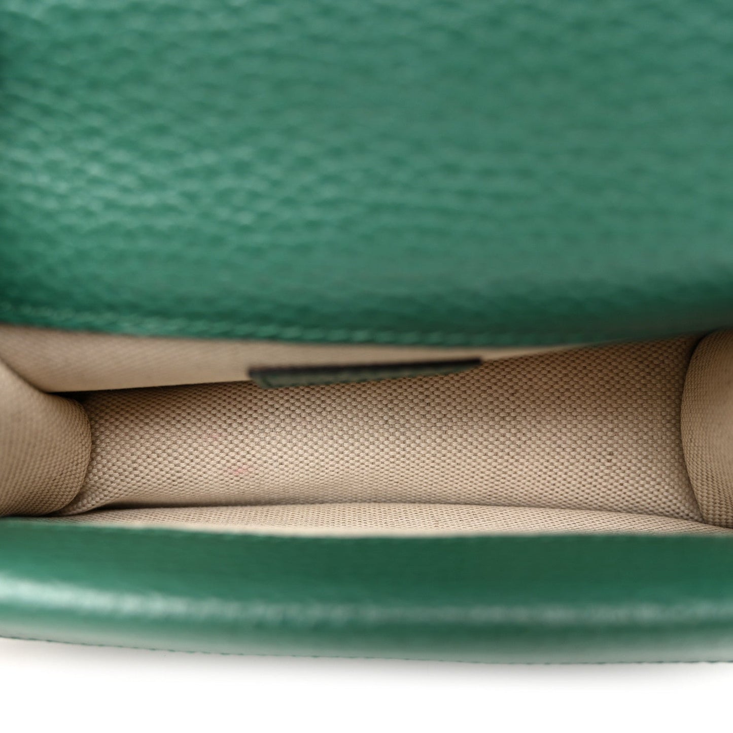 Dollar Calfskin Crystal Mini Dionysus Top Handle Bag Emerald