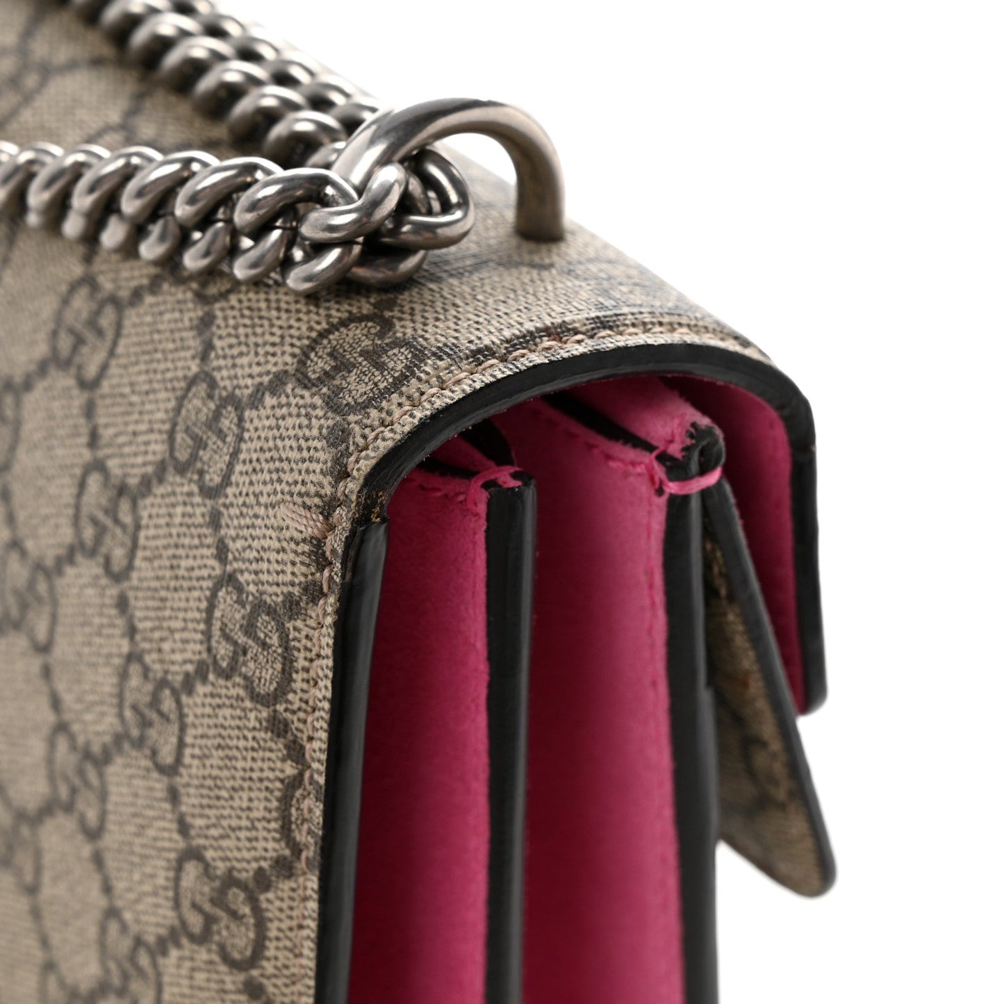 GG Supreme Monogram Small Dionysus Shoulder Bag Pink