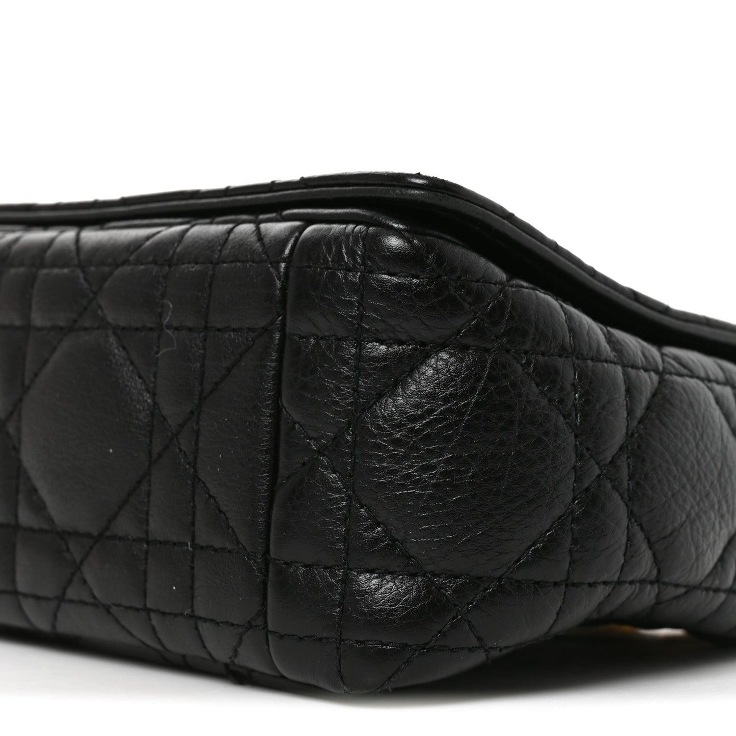 Calfskin Cannage Small Caro Bag Black
