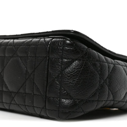 Calfskin Cannage Small Caro Bag Black