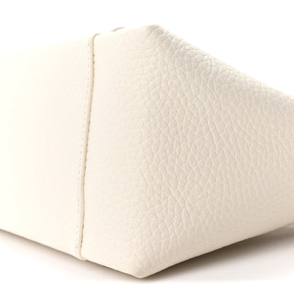Calfskin Medium Signature Bucket Bag Latte