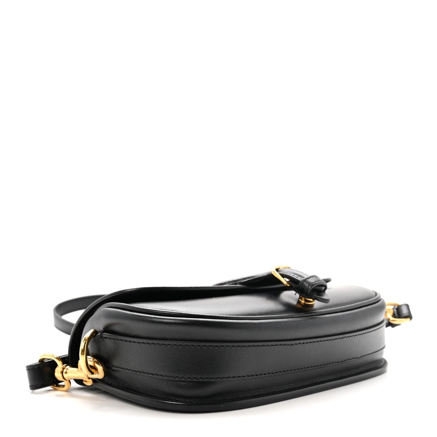 Box Calfskin East West Bobby Bag Black