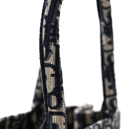 Oblique Large Book Tote Blue Multicolor