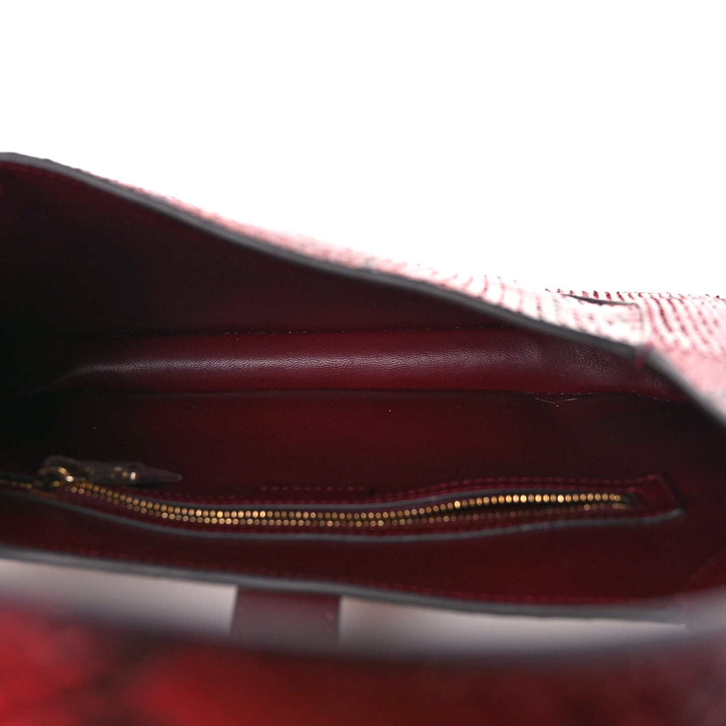 Snakeskin Web Small Jackie 1961 Hobo Rosso Ancora