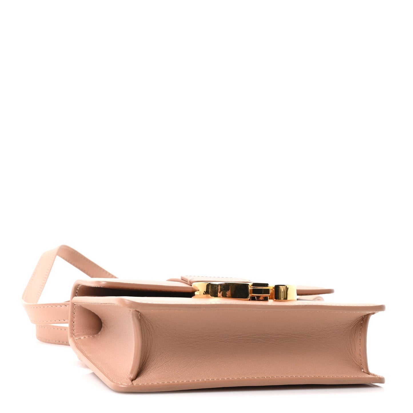Smooth Calfskin Micro 30 Montaigne Flap Bag Rose Des Vents