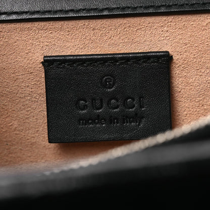 Velvet GG Monogram Small Dionysus Shoulder Bag Black