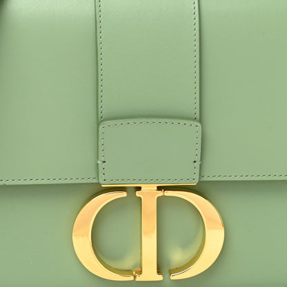 Smooth Calfskin 30 Montaigne Flap Bag Mint Green