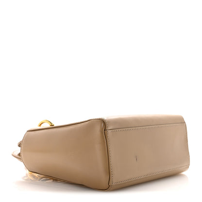 Patent Mini Lady Dior Beige