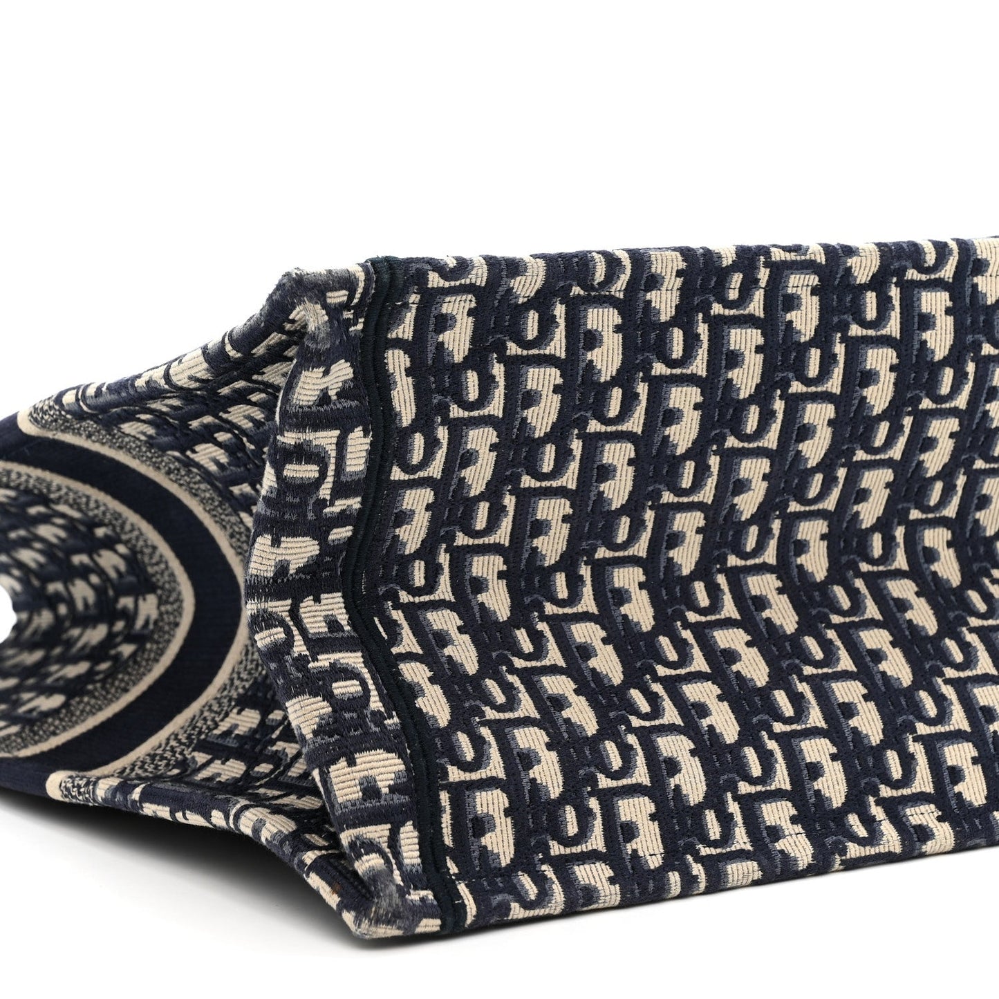 Oblique Large Book Tote Blue Multicolor