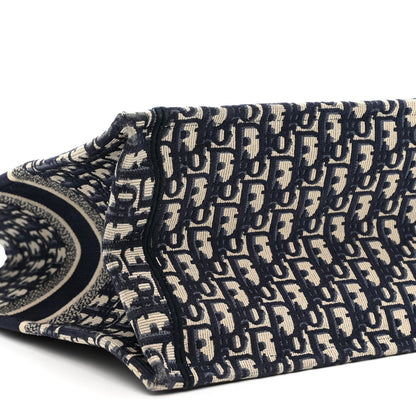 Oblique Large Book Tote Blue Multicolor