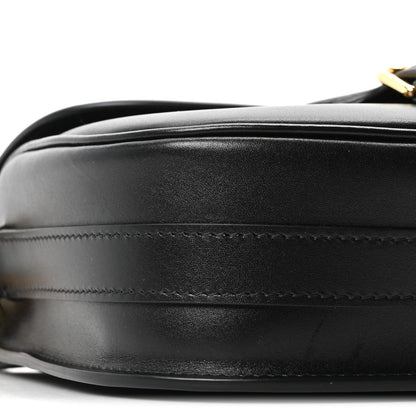 Box Calfskin Medium Bobby Flap Black