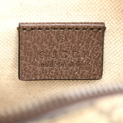 GG Supreme Monogram Mini Neo Vintage Double Zip Messenger Bag Beige New Acero Crop