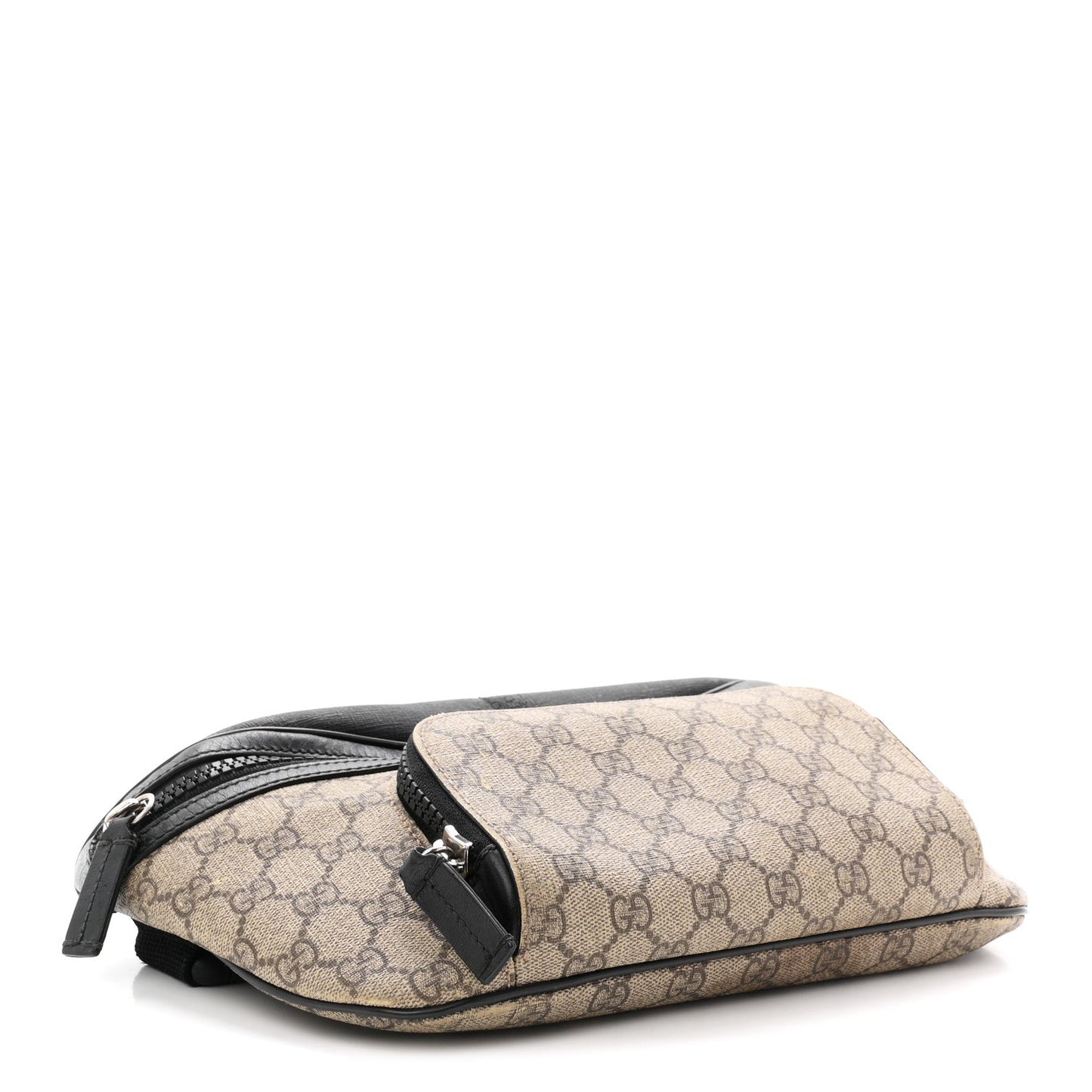 GG Supreme Monogram Belt Bag Black