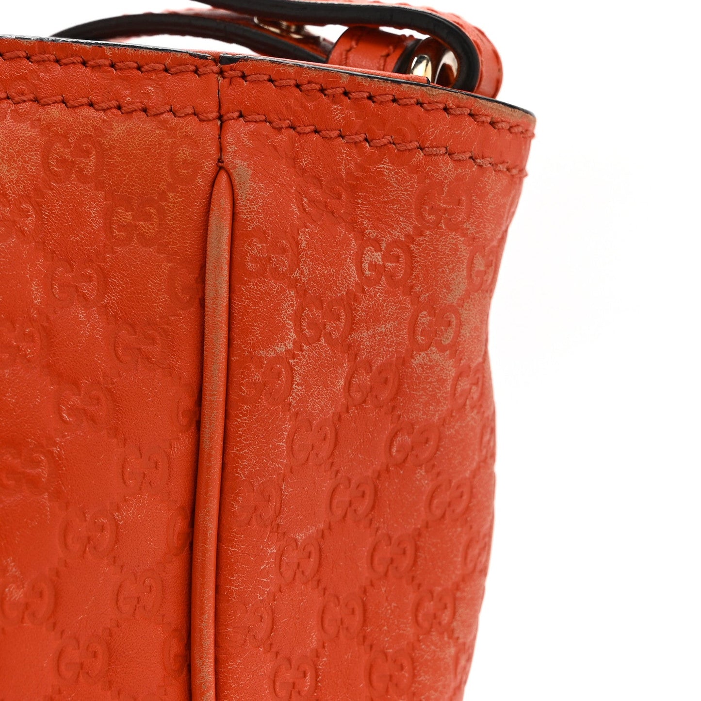 Microguccissima Small Bree Tote Sun Orange