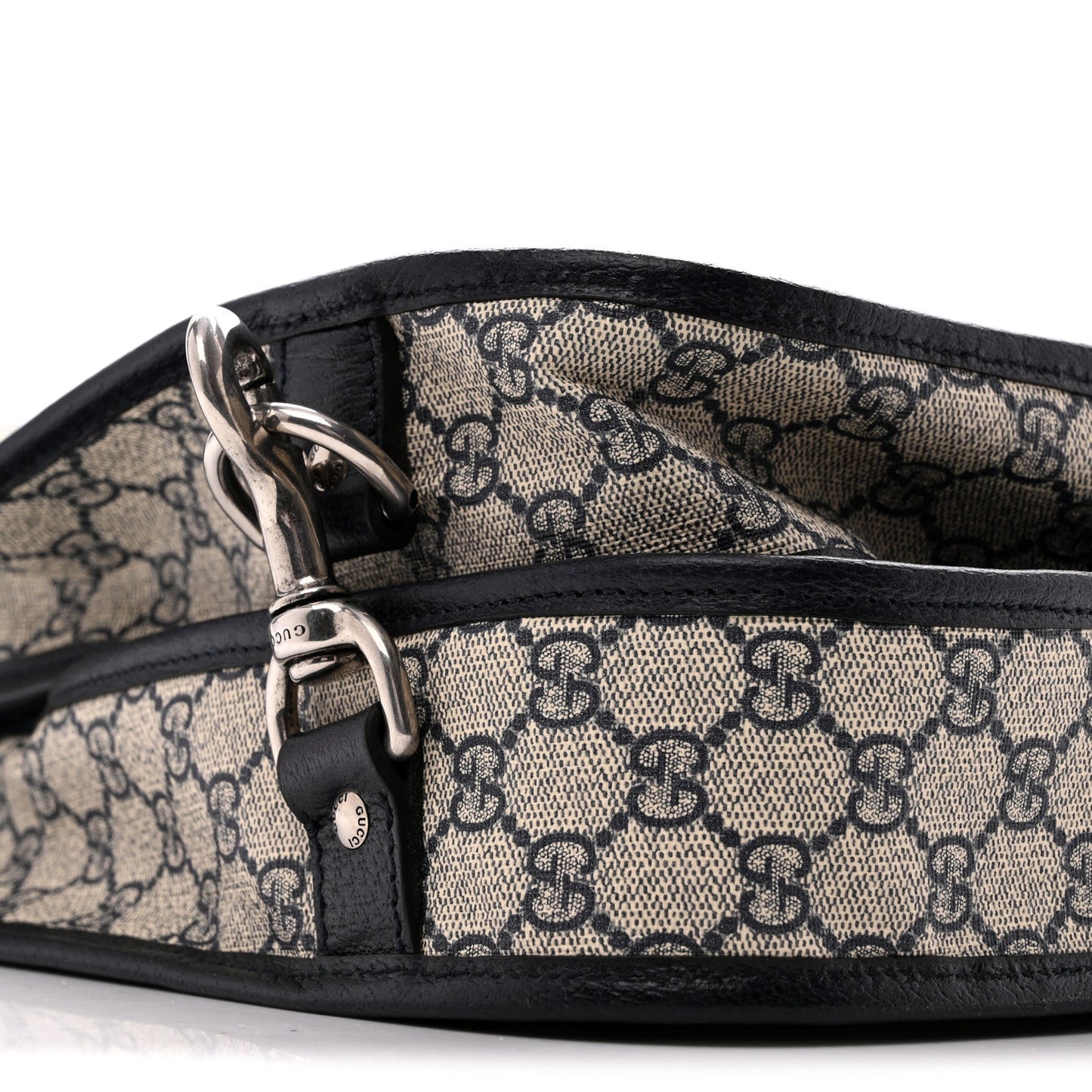 GG Supreme Monogram Web Savoy Garment Bag Beige Blue