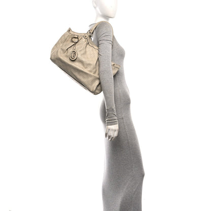 Guccissima Medium Sukey Tote Mystic White