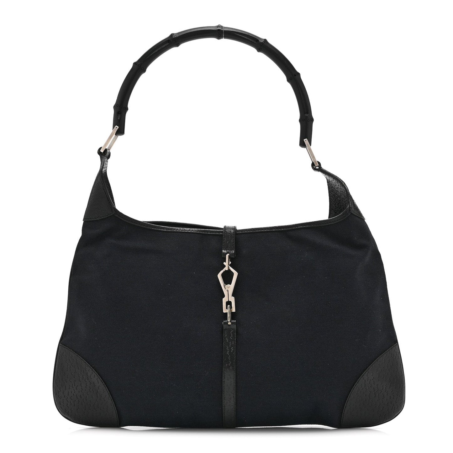 Canvas Small Jackie O Hobo Black