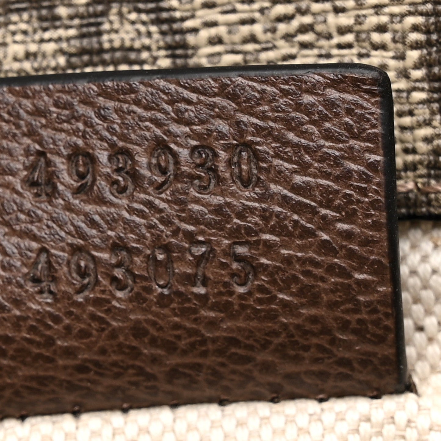GG Supreme Monogram Neo Vintage Web Belt Bag Brown