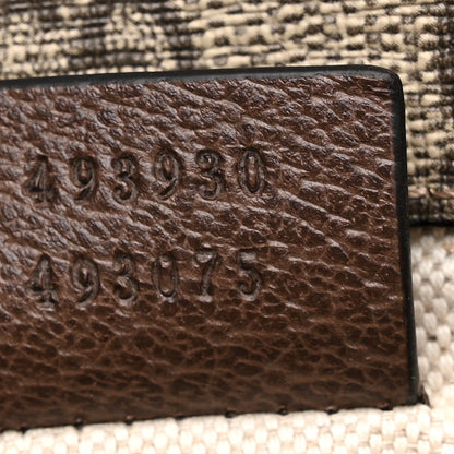 GG Supreme Monogram Neo Vintage Web Belt Bag Brown