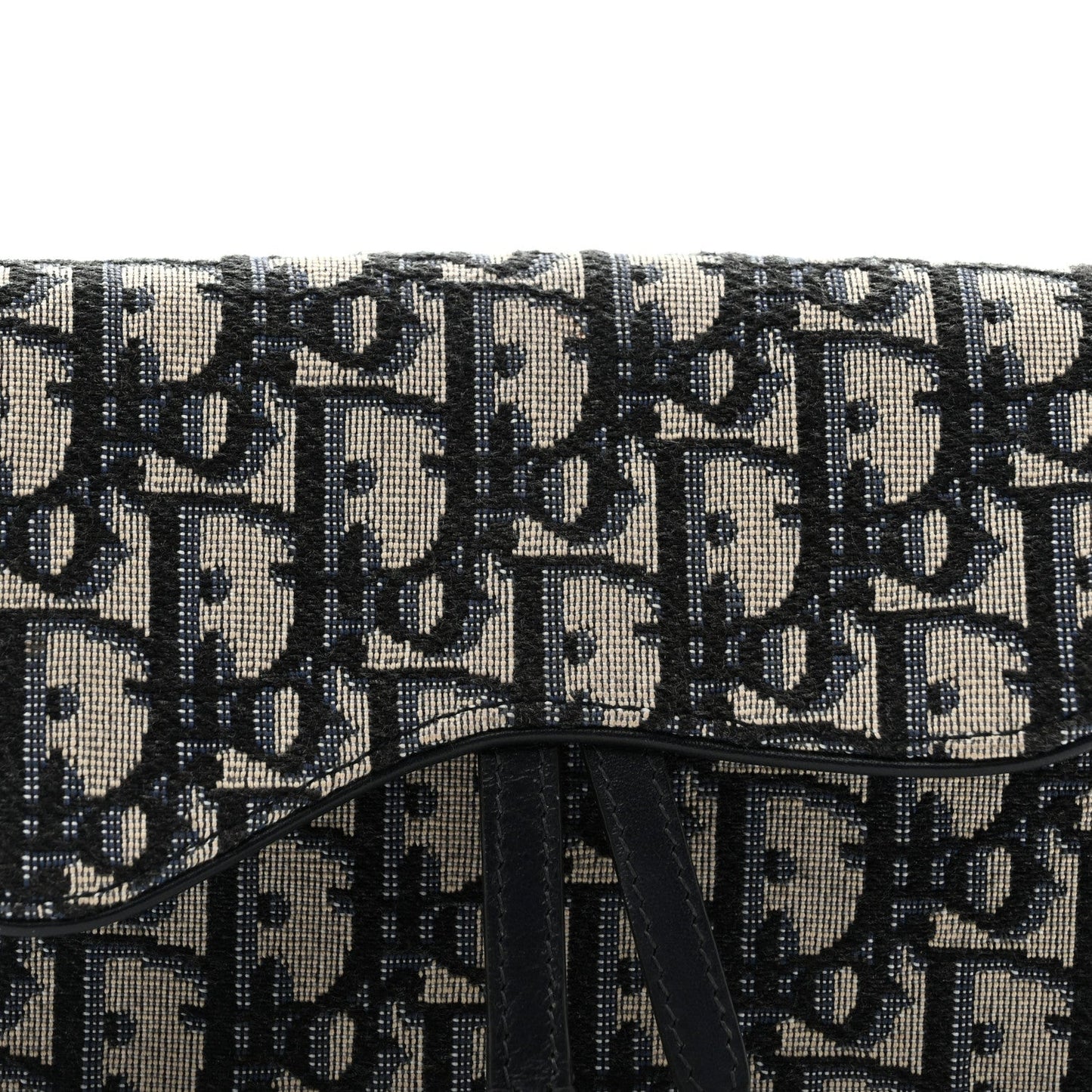 Oblique Saddle Belt Bag Blue