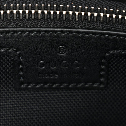 Soft GG Supreme Monogram Web Belt Bag Black Grey
