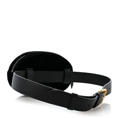 Velvet Matelasse GG Marmont Belt Bag 75 30 Black