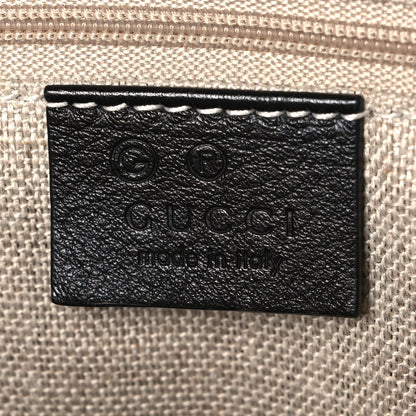 Microguccissima Medium Dome Bag Black