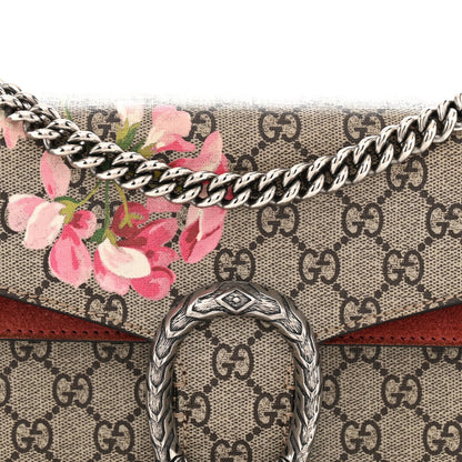 GG Supreme Monogram Blooms Small Dionysus Shoulder Bag Beige Multicolor Dry Rose