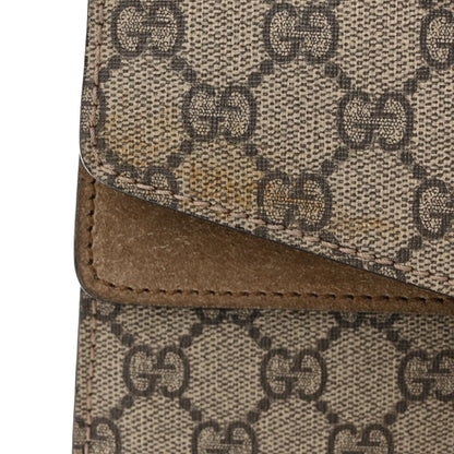 GG Supreme Monogram Small Dionysus Shoulder Bag Taupe