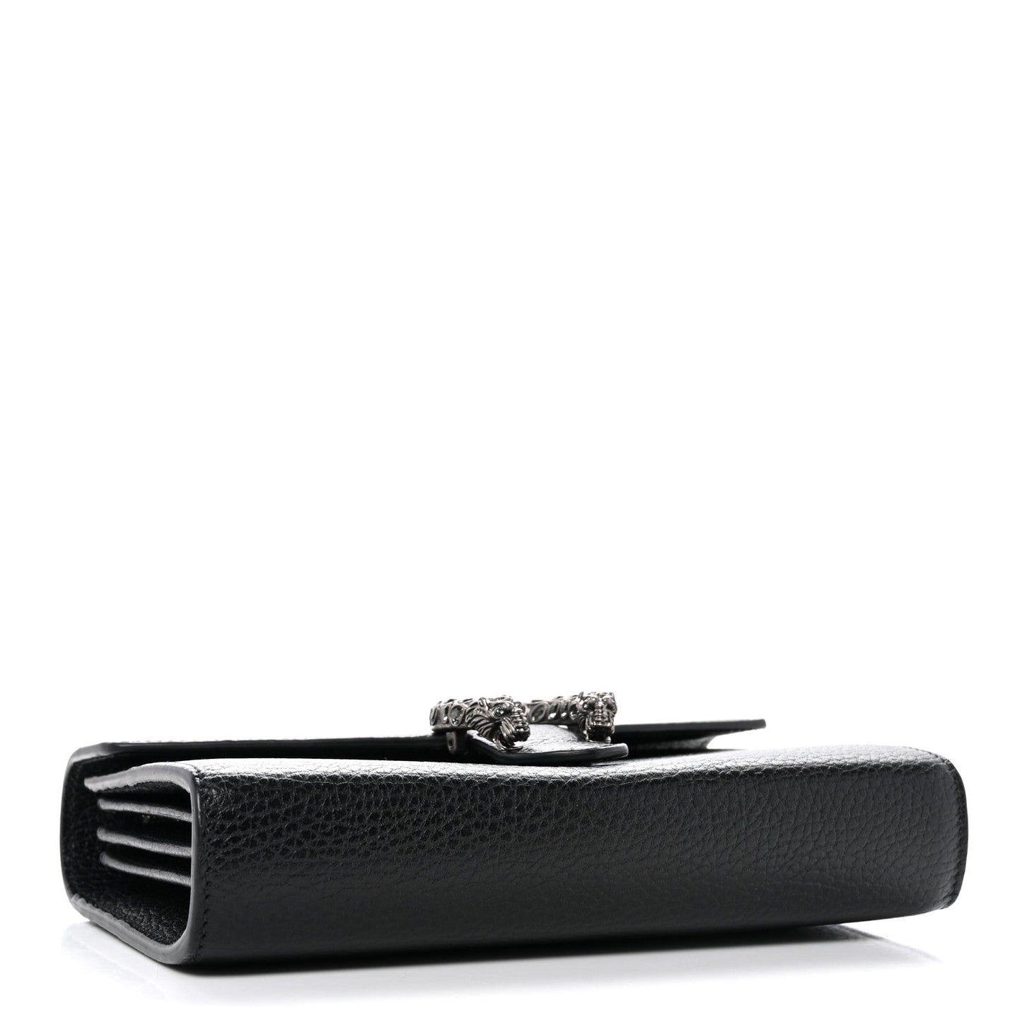 Calfskin Mini Dionysus Chain Wallet Black